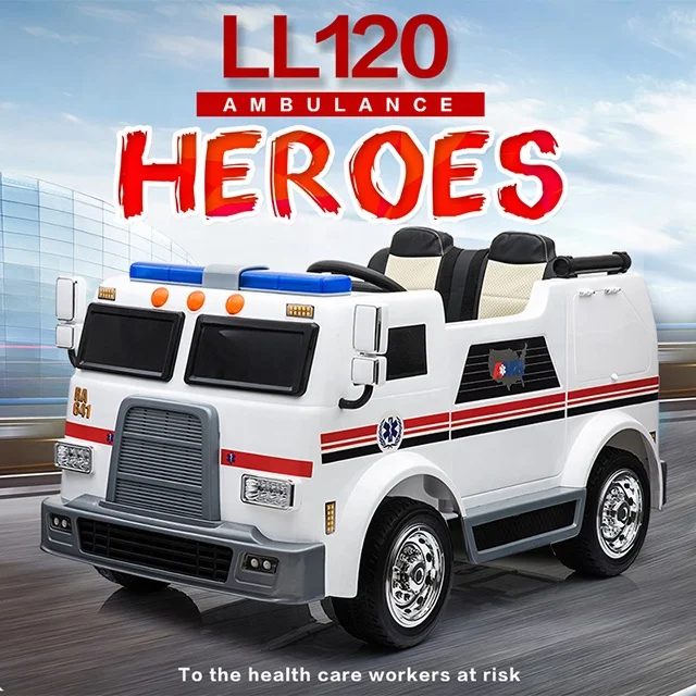 hot sale new design baby ride on car style kids electrical car 12V/24V ambulance toy car