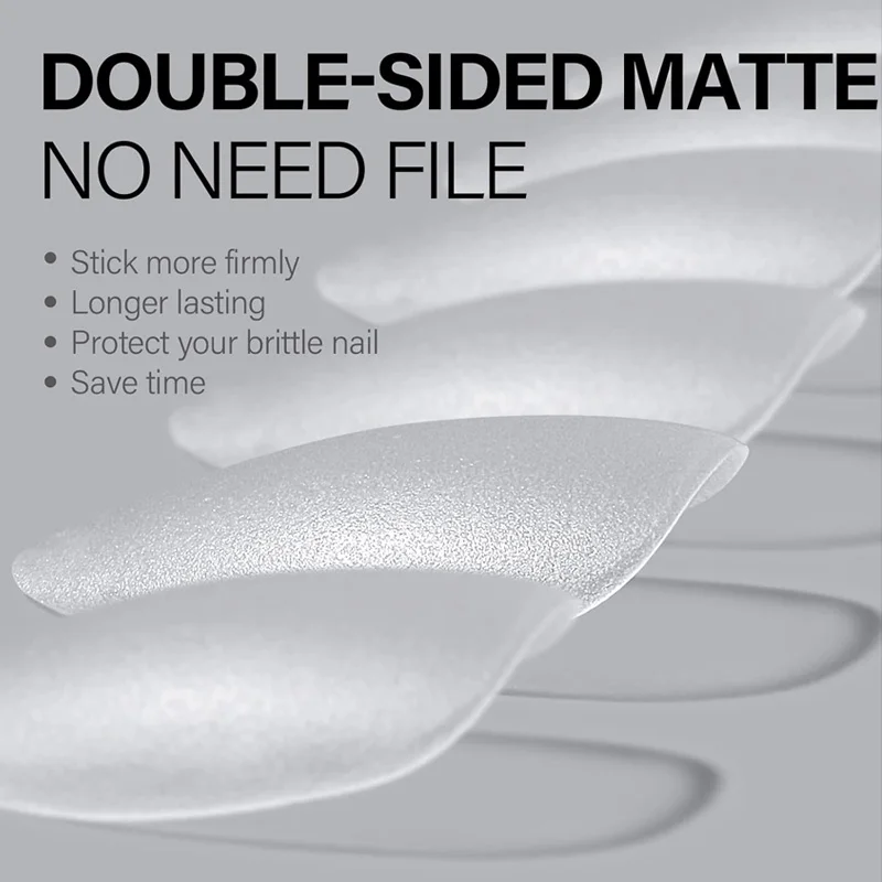 TSZS 420pcs Artificial Fingernails Gel X Short Almond Nail Tips Full Cover Soft Gel Matte Nail Tip Extension Tips Nail Wholesale