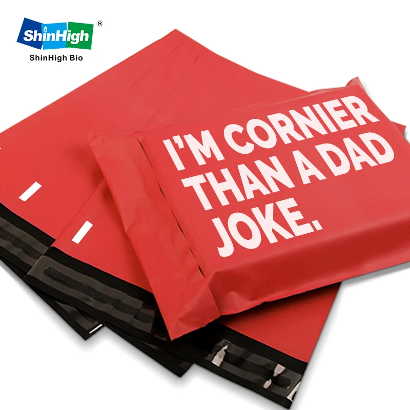 Custom Eco Friendly Poly Mailer Courier Delivery Bag Plastic Mailing Envelops Parcel Bags Shipping Bags