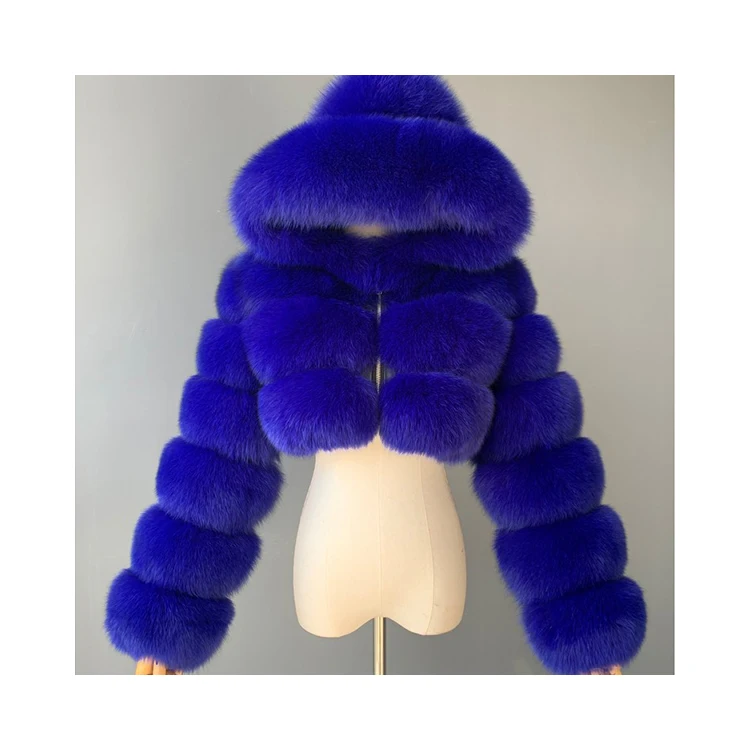 
Great Material Various Styles Soft Plush Faux Fur Coat Faux Fur Coat With Hood For Keep Warm 
