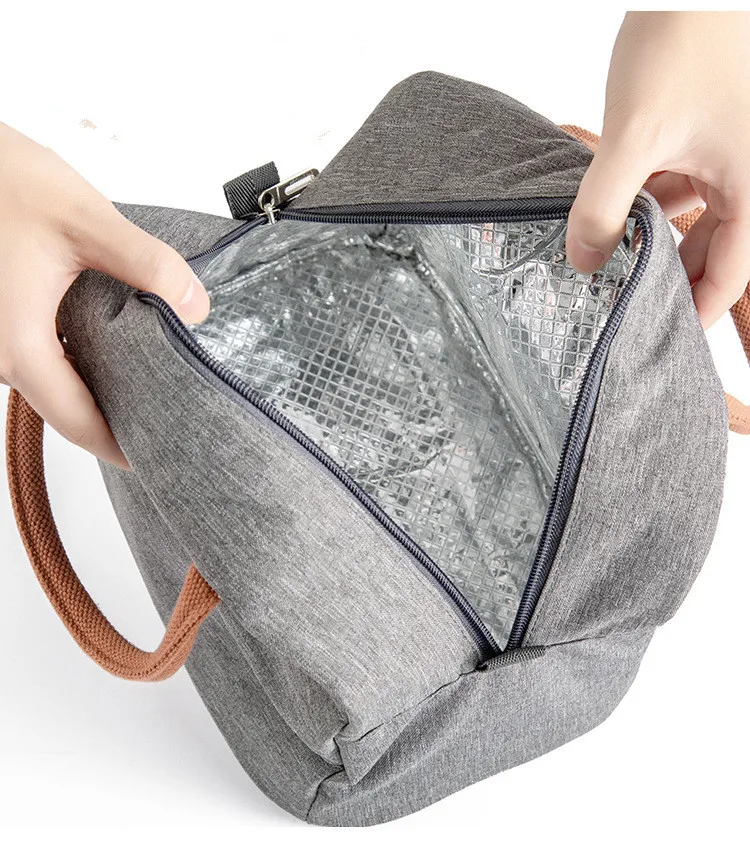 Factory Directly Sale Insulated Beach Bottle Lunch Shopping Tote Breastmilk Cooler Bag