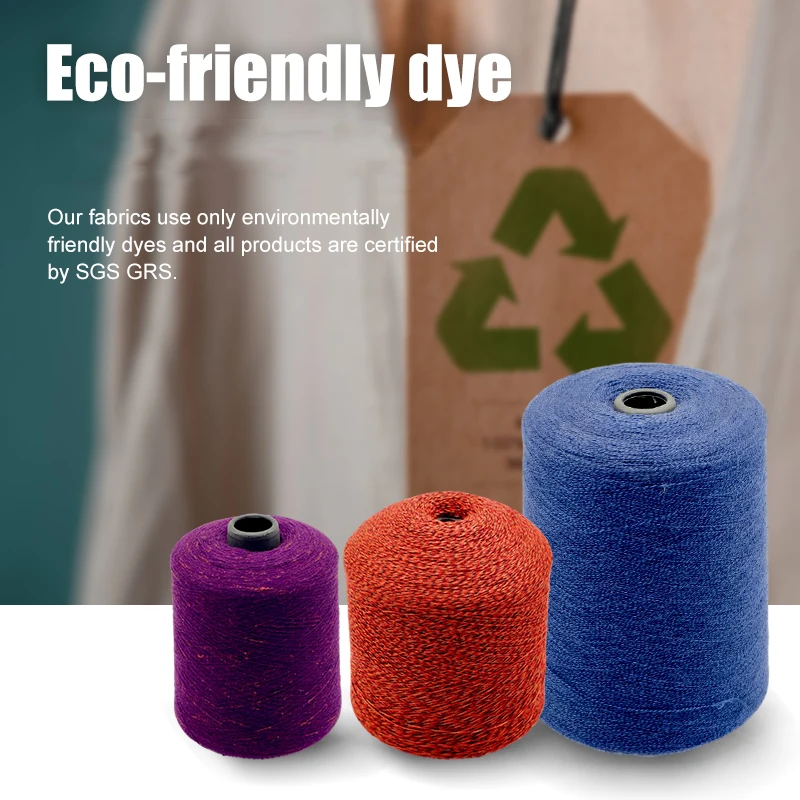 Manufacturer Wholesales Sustainable and Resilient 40s Blended 100% Polyester Viscose Yarn for Weaving