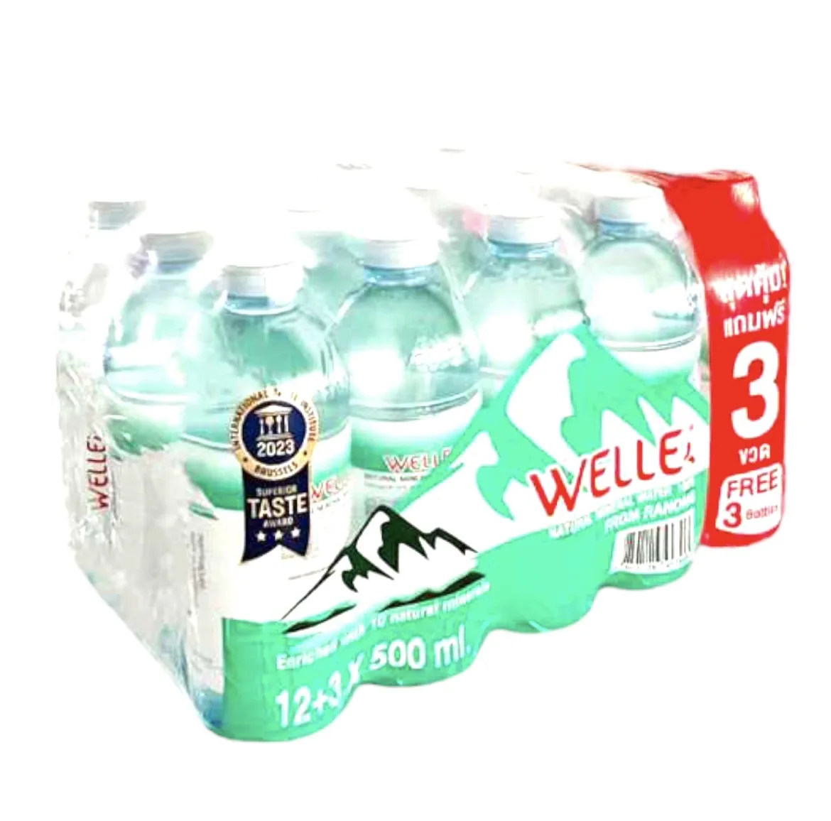 Welle Mineral Water 500 ml. in PET Bottle Premium Drinking Water Refreshing Manufacturers Water Drinking For Exporting
