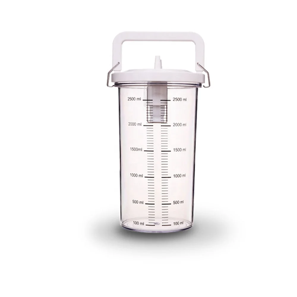 ZENVA Suction Bottle Medical Suction Jar Suction canister 2000ml for hospital