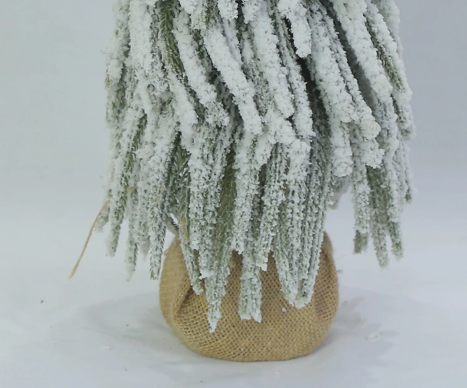 2024  Christmas Small Tree Ornament diy Christmas Decoration Bent Imitation Christmas Tree Potted Plant Ornament