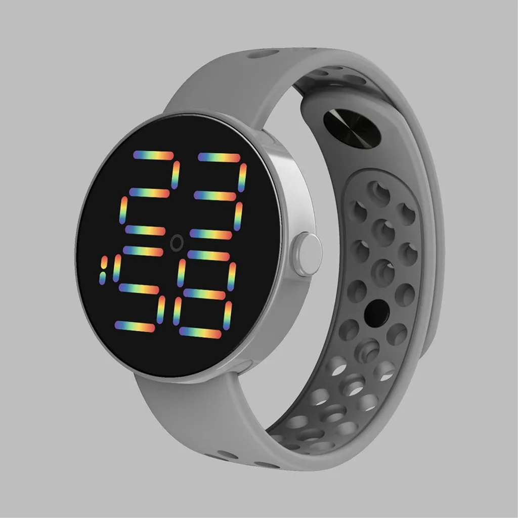 Fashion Digital Watch Clock top unusual futuristic showcase Led Electronic Wristwatch