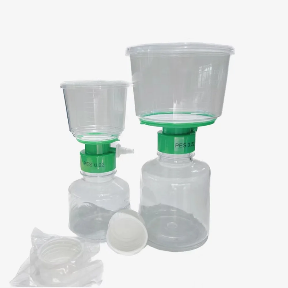 Lab filtration bottle system price Sterile Vacuum Filter Bottle Sterile Vacuum Bottle-Top Filters