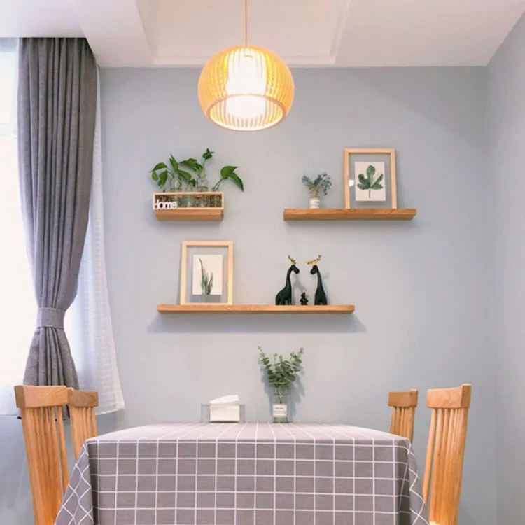 decorative wall panels modern cheap natural wooden wall mounting shelves