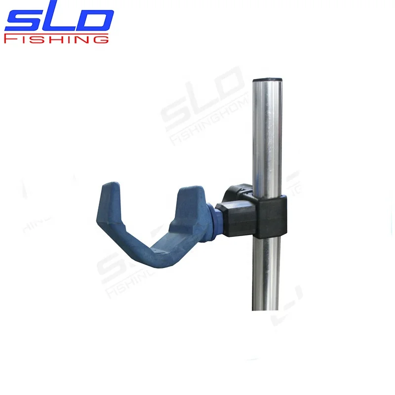 fishing seat box accessories rubber Pole holder for carp & match fishing rod Holder in blue