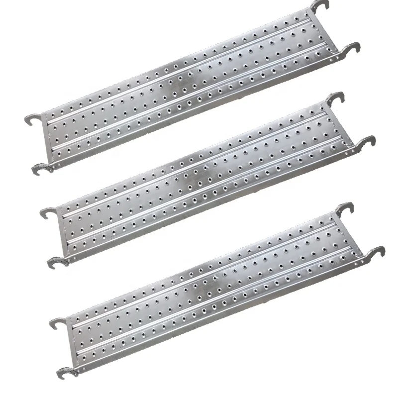 lower price galvanized metal decking board scaffolding steel plank