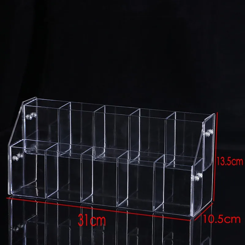 High Quality Multi-layers Detachable Clear Acrylic Stationery Display Stand Shop Racking Display Racks Stand For Stationery