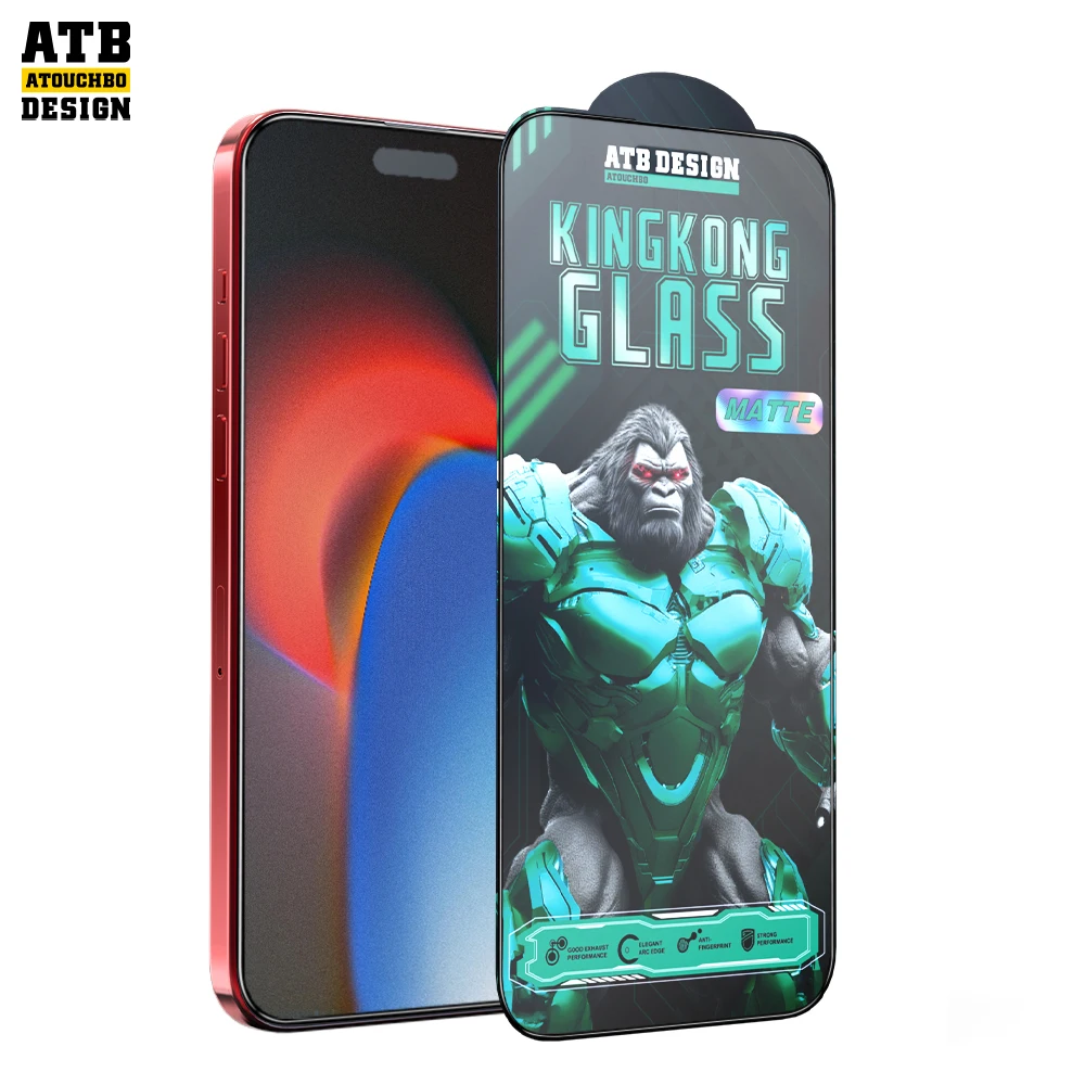ATB Atouchbo For Iphone 14 13 Pro Max Anti-Fingerprint Matte Anti Glare Tempered Glass Iphone 15 Pro Max Glass Screen Protector