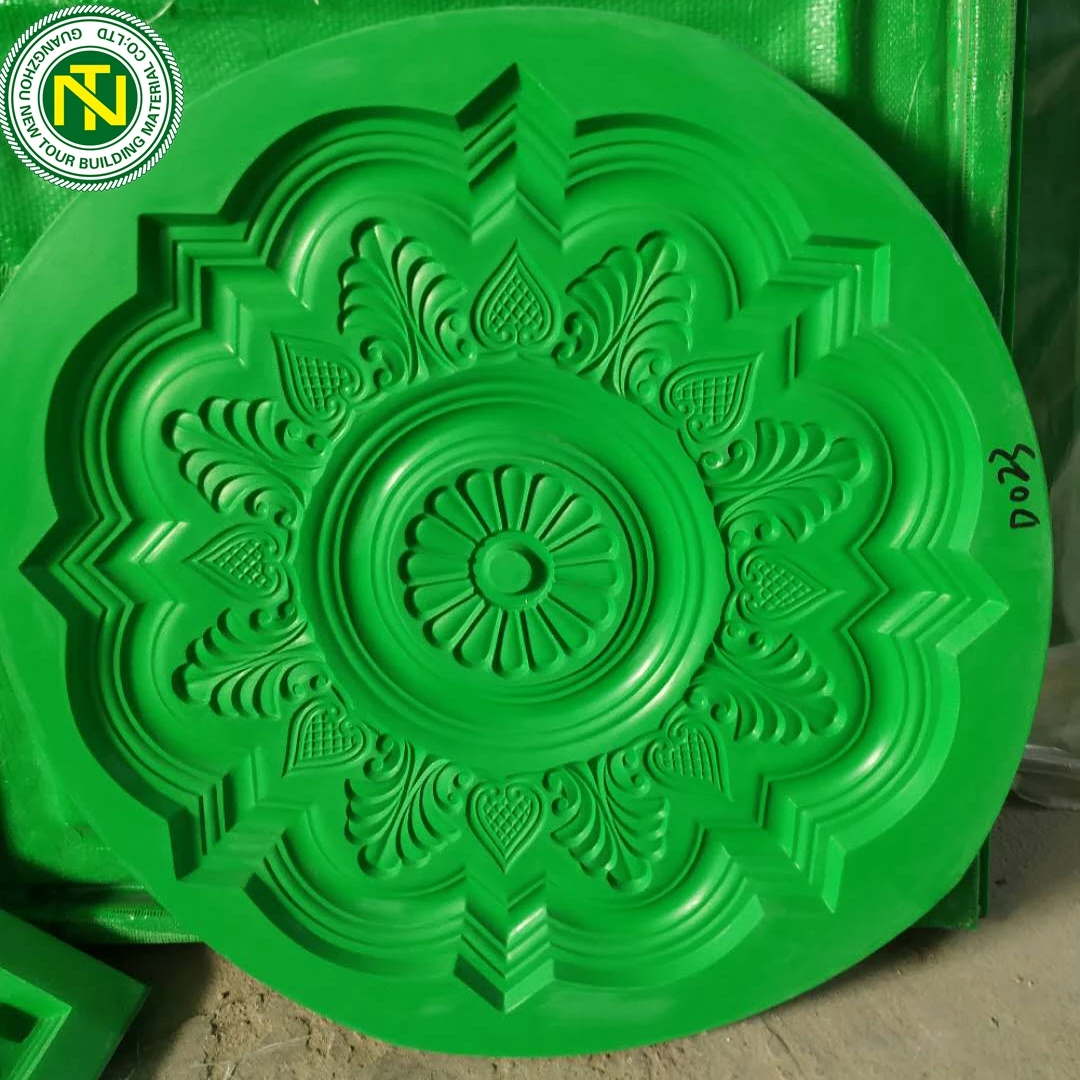 Kenya High quality  interior decoration crown Fiberglass Moulding  for  Gypsum Cornice ceiling medallion