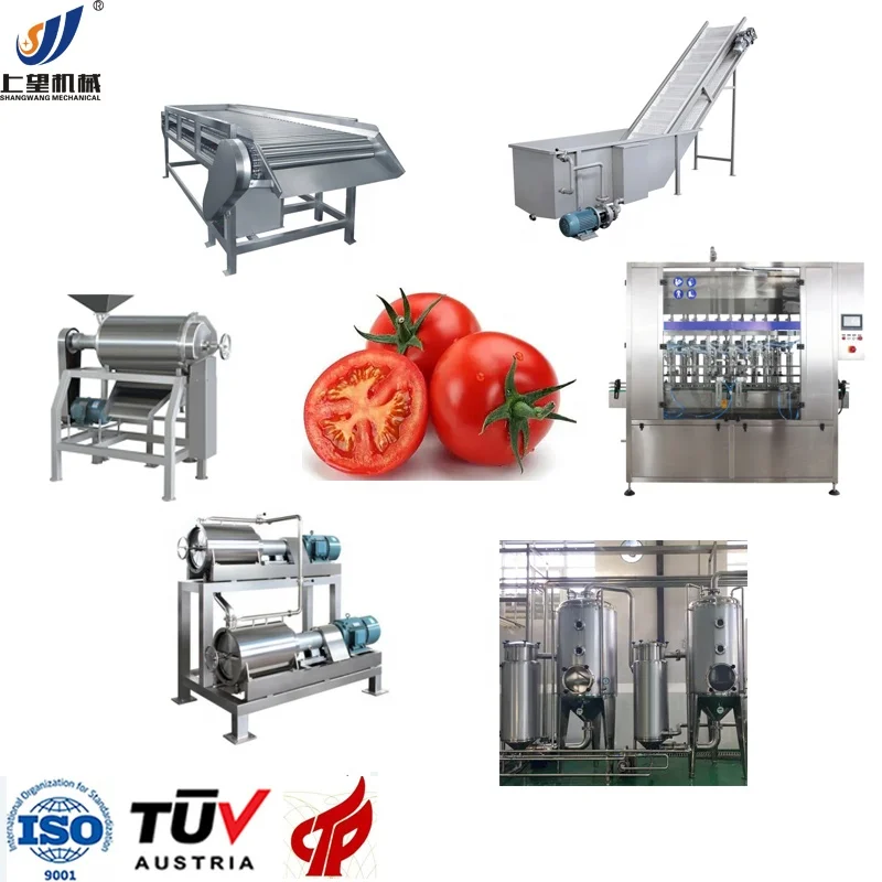 Fully automatic tomato paste making machine