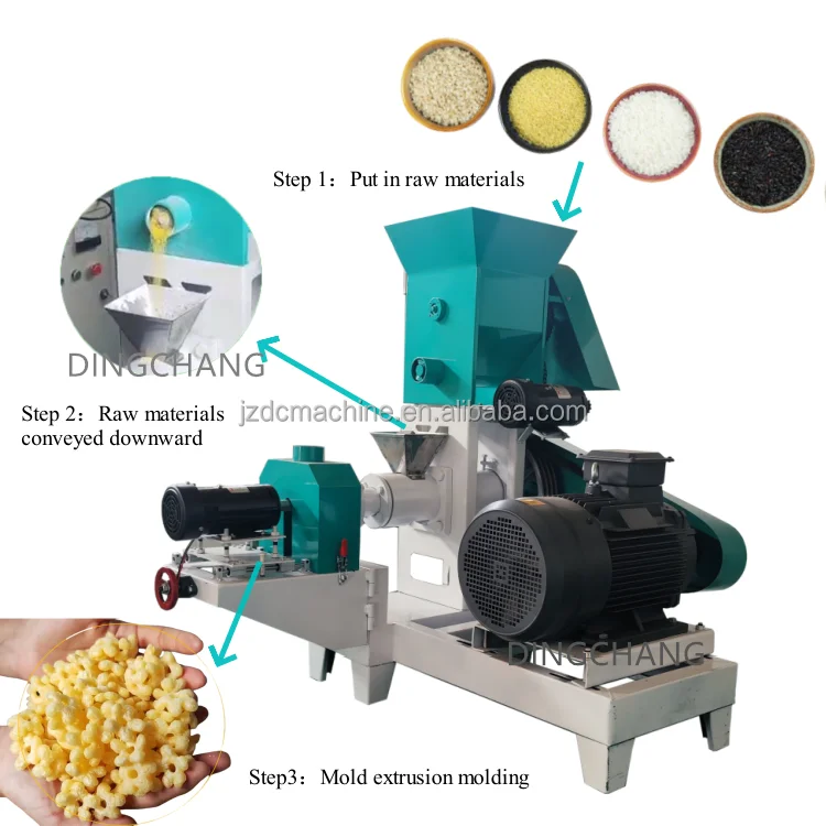 Customize Shape puff Snack Food Processing Machine Tornado Maker popcorn Making Rice Extruder Corn Puff