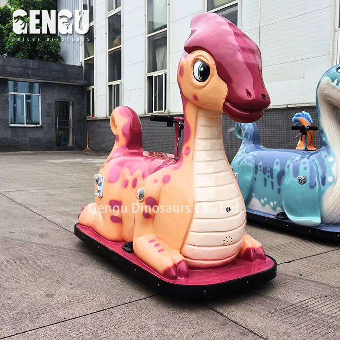 Fiberglass Big Animatronic Dinosaur Ride Funny Attractive Walking Dinosaur For Kid