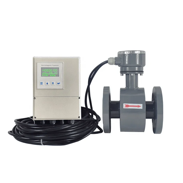 calcium sulfate formic acid flow meter 6 in ptfe liner tantalum electromagnetic flowmeter 200mm