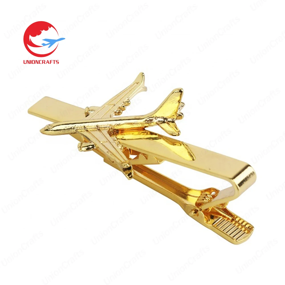 Wholesale custom Logo engraved blank tie pins clip for men