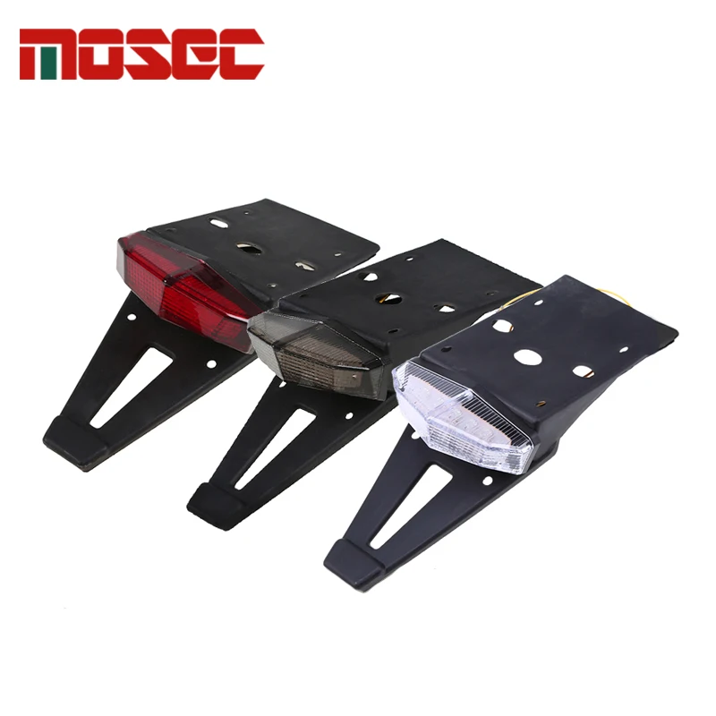 Motorcycle Tail Lights Bike Rear Fender Taillight LED Brake Stop Light For CRF KTM Motorbikes