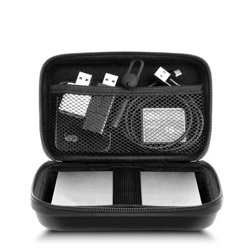SW Wholesale Oem Custom Waterproof Headphone Earbud Carrying Storage Pouch Eva Earphone Charging Case With Zipper  Custom Logo