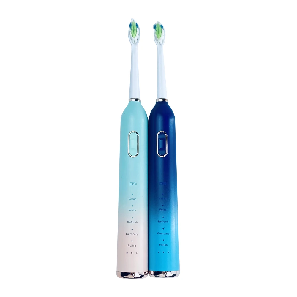Wholesale custom logo ipx7 wireless smart waterproof rechargeable travel electric toothbrushes
