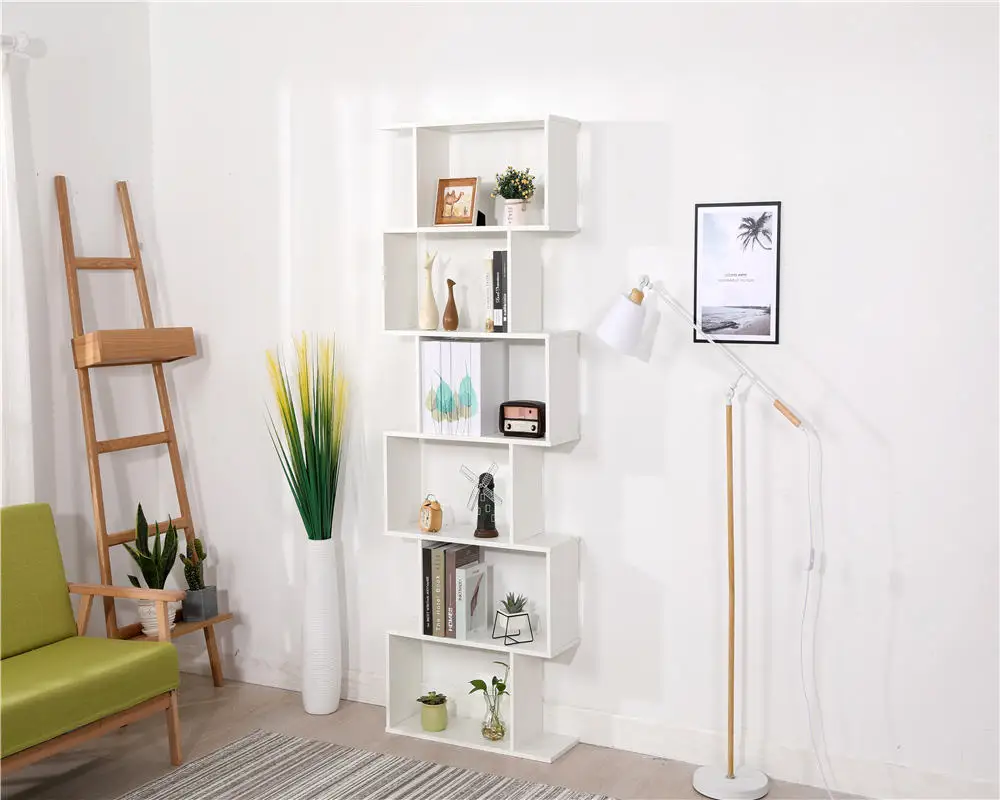 Wall Bookshelf Display Living Packing Room Furniture