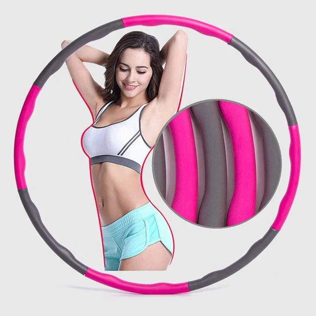 Умный Фитнес-браслет для взрослых, умное пластиковое кольцо hu la-hoops, Хулла, хоп, с весом для детей