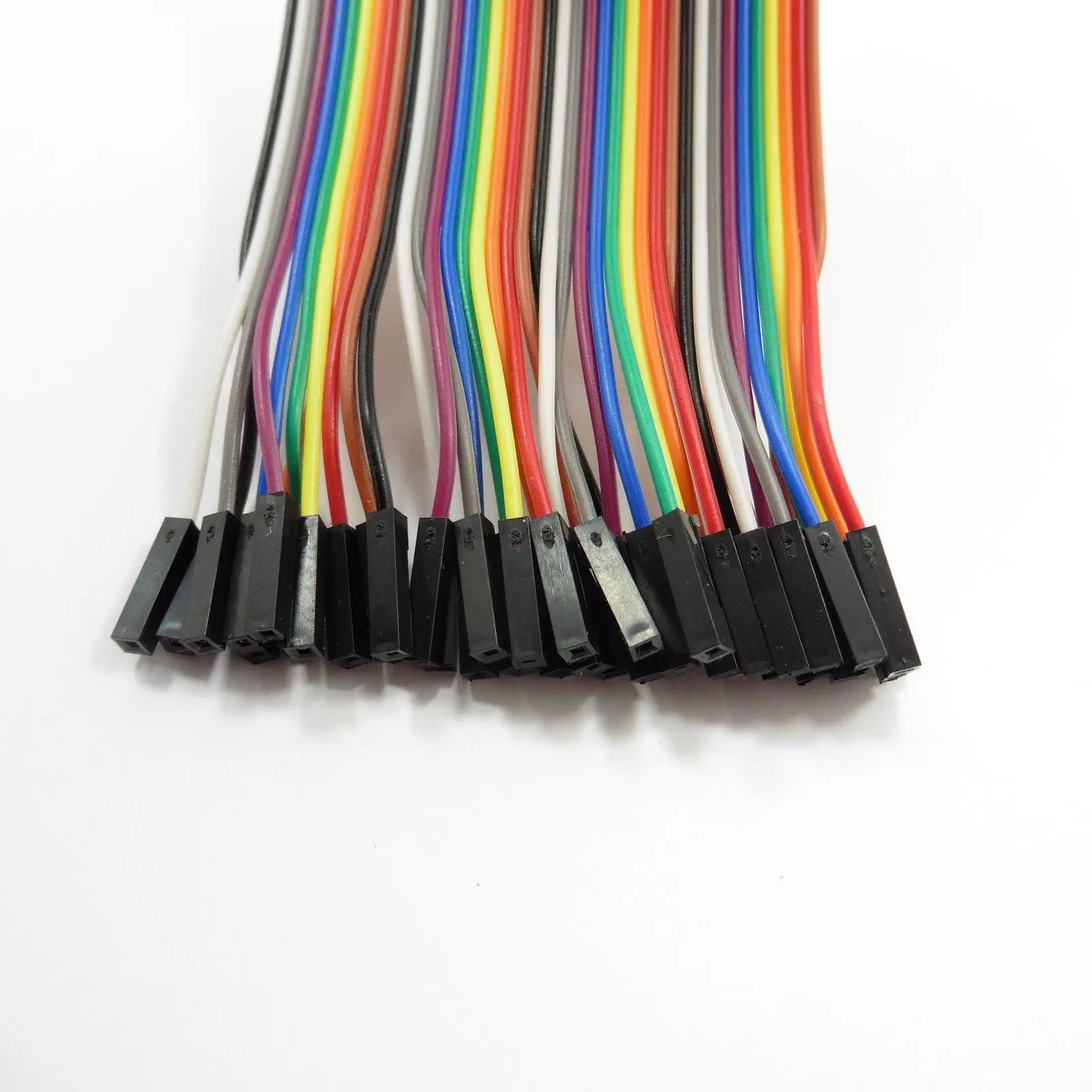 Dupont Rainbow Cable Assembly 10cm 40 pin Jumper Wire Female to Female Male Arduino Dupont Line