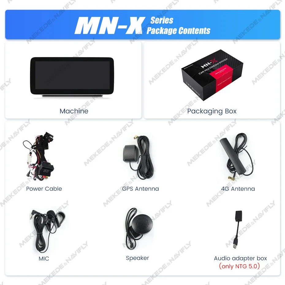 MEKEDE MNX Android WIFI 4G LTE автомобильный видеоплеер GPS навигация для Benz C W205-GLC встроенный BT DSP 1920*420 разрешение