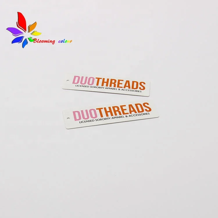 New Hot Sale custom swing hang tag clothes hang tag custom with logo