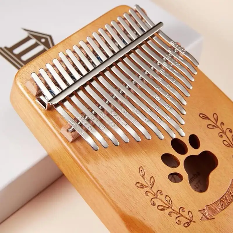 byla  exclusive model chromatic kalimba OEM  piano gradient colorful 17 keys climbas