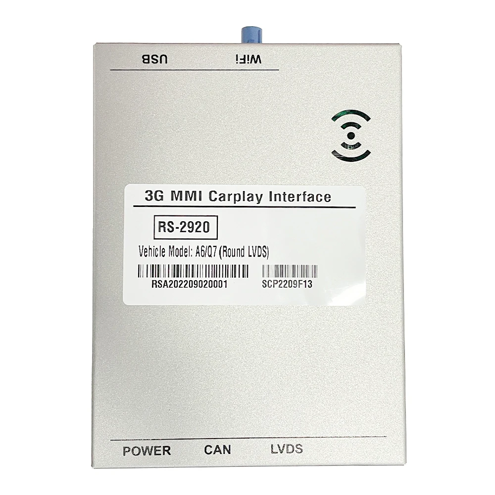 Aud1 MMI 3G Q7 A6 Car Factory Screen Upgrade Carplay For Audi Mmi 3g Carplay Box