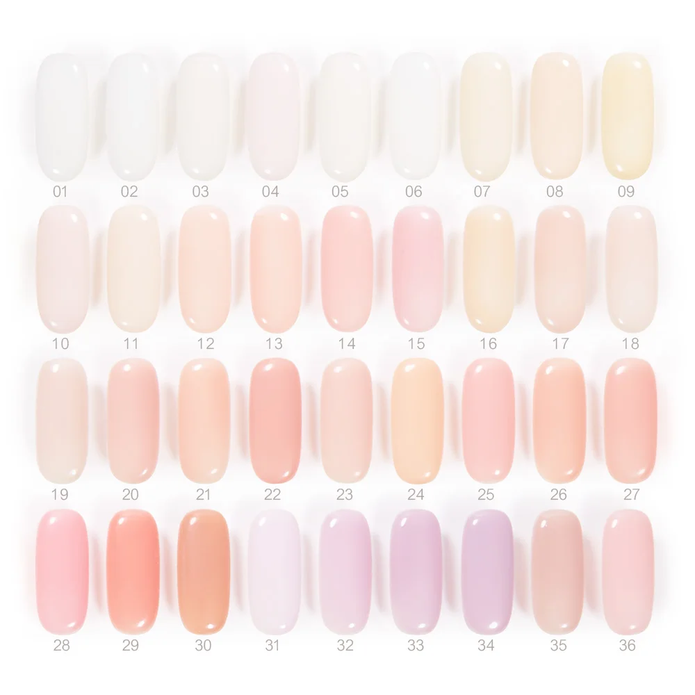 Коробка отбора бесплатно 5 в 1 гель Жесткий Мягкий гелеобразный чехол бутылке для дизайна ногтей молочно-белый жидкий строитель бутылка Oem конструирующий