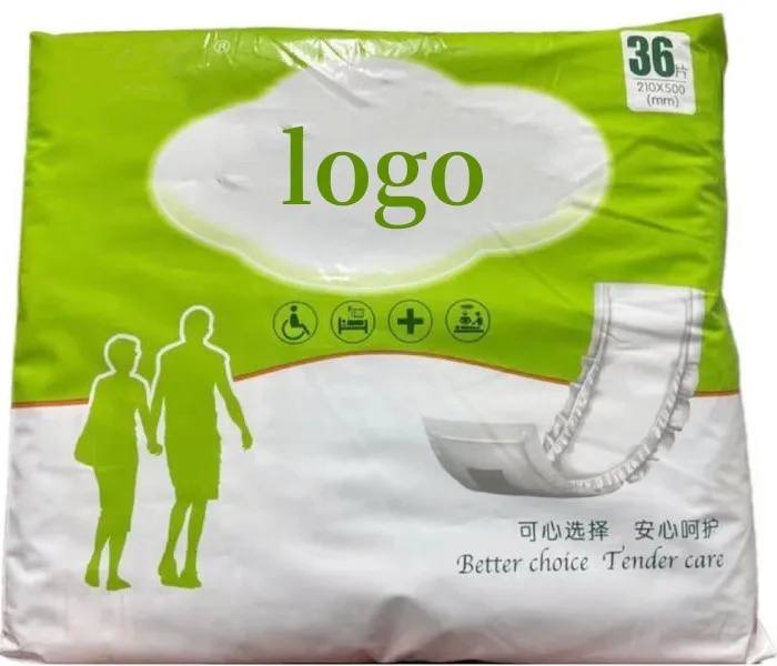 2023 China Hot Sale Soft Breathable PE Backsheet Adult Diapers xxl Disposable Adult Diaper For Elderly