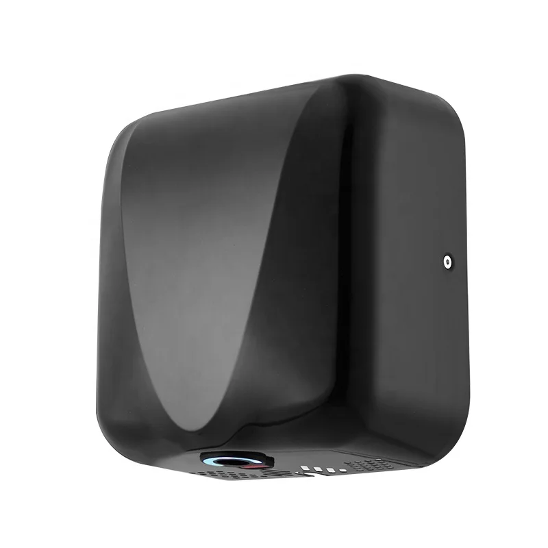 Настенные черные Автоматические Сушилки Для Рук из нержавеющей стали 1800 Вт