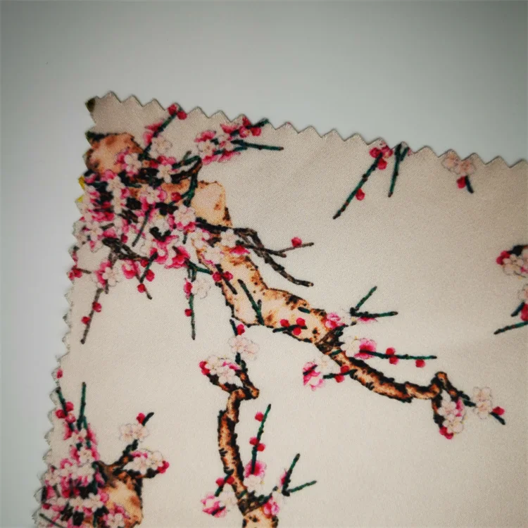 
Customized good quality anti static digital printing polyester fabric 100D four way stretch 