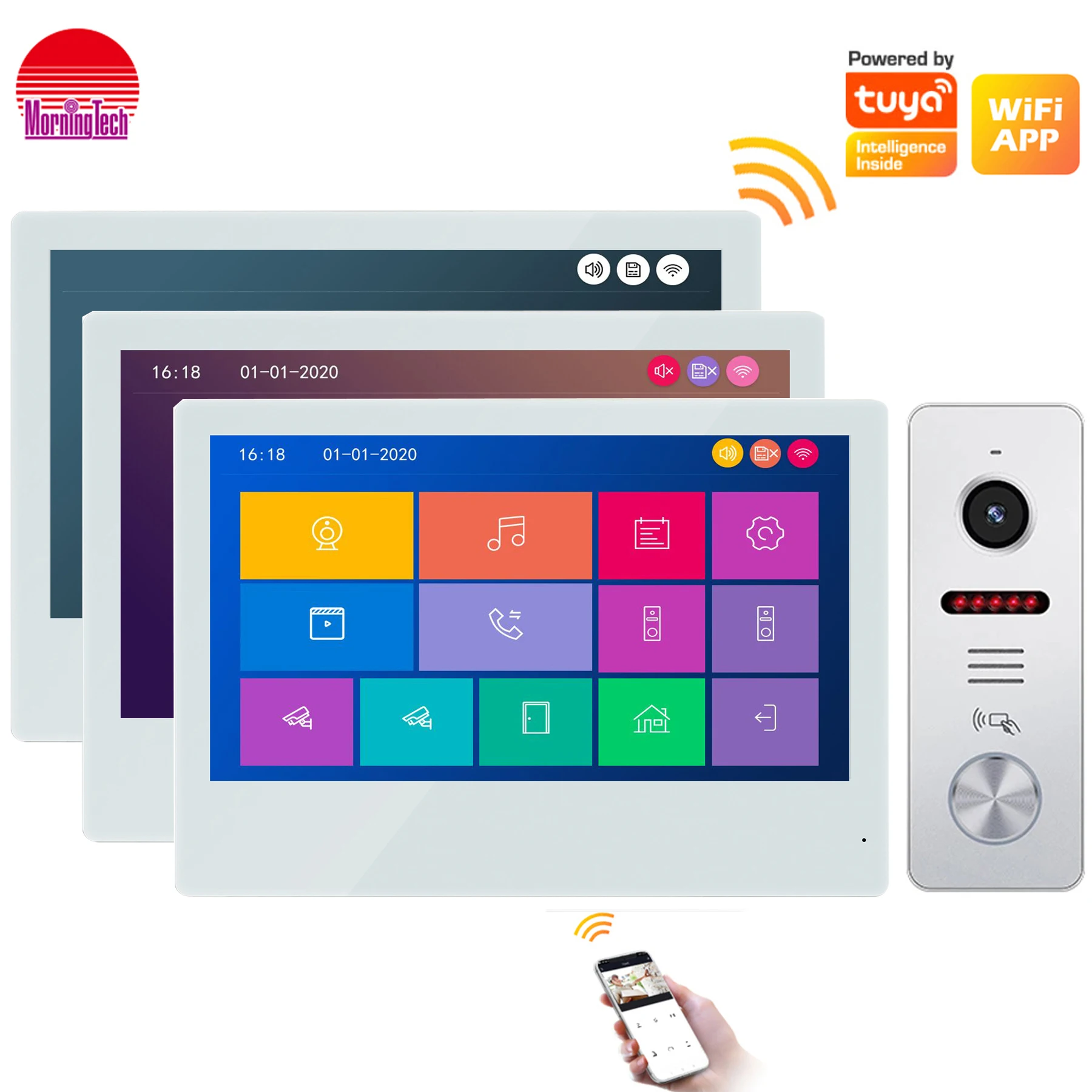 Home Smart Wireless video Doorbell Camera Wifi All-New Ring HD Video Door Bell Phone support IOS Android system