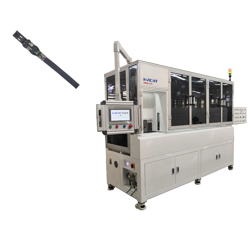 HBQ-212 Best quality product  Ethernet Automatic stripping crimping Assembly Equipment