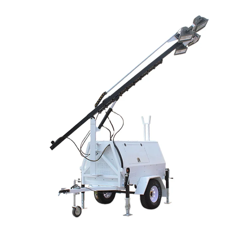 mining diesel lighting tower 6000W lights