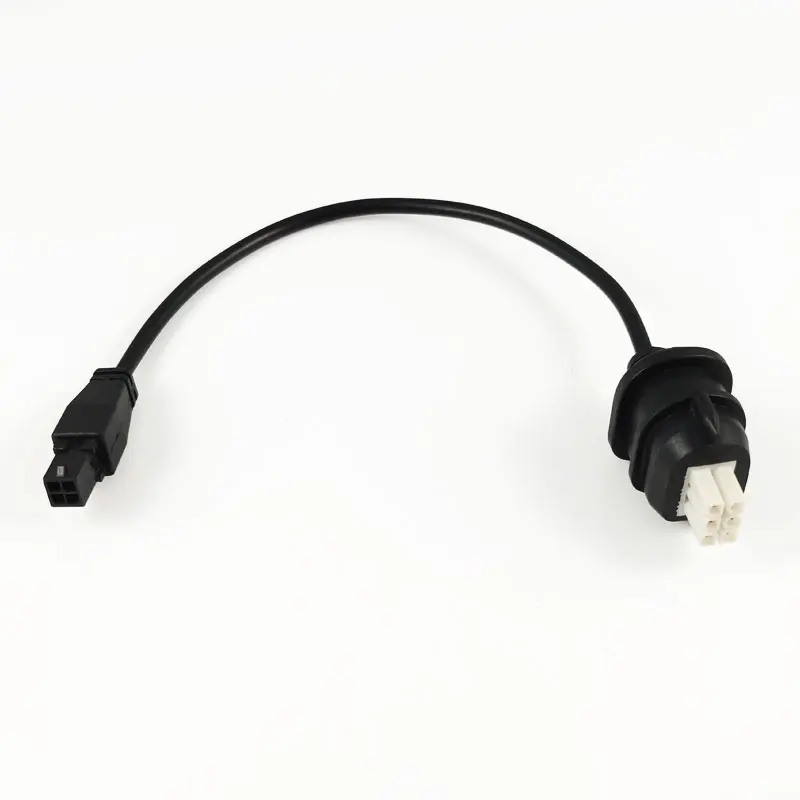 Custom waterproof Overmolding Molex Mini-fit 4pin 6pin Connector Cable