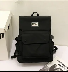 Schoolbag Fashion Trend Wild Ins Korean Version Student Backpack Unisex Large Capacity Breathable Backpack Wholesale