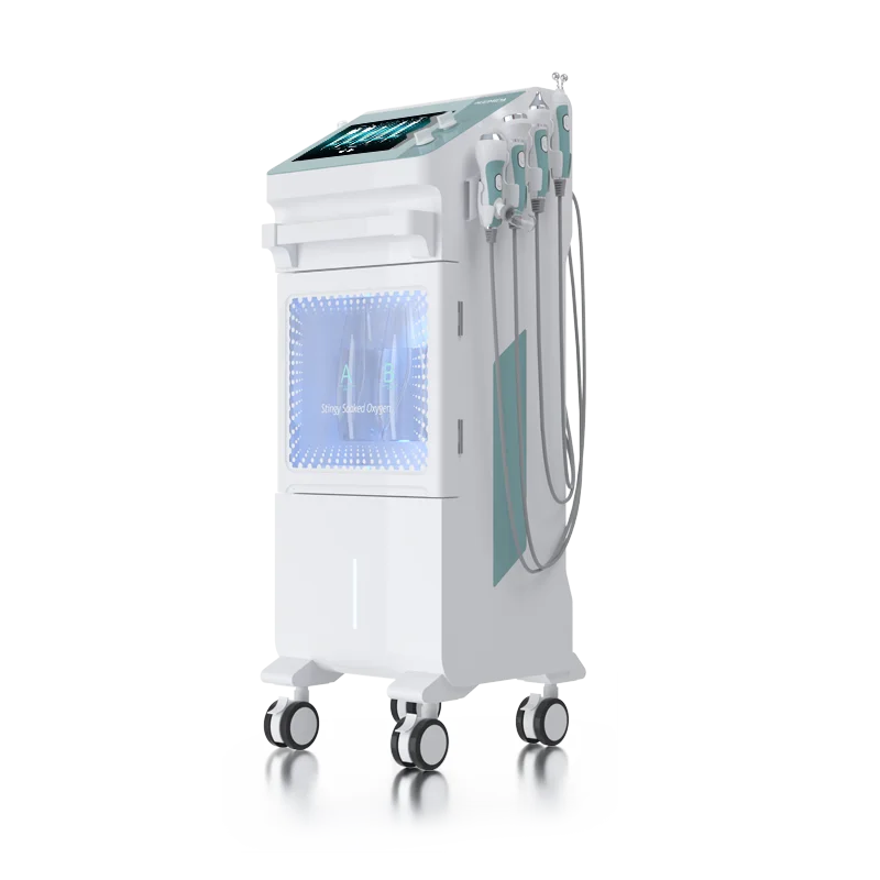 New upgraded facial treatment Oxygen jet Oxygen bubble skin synthesizer for beauty salons