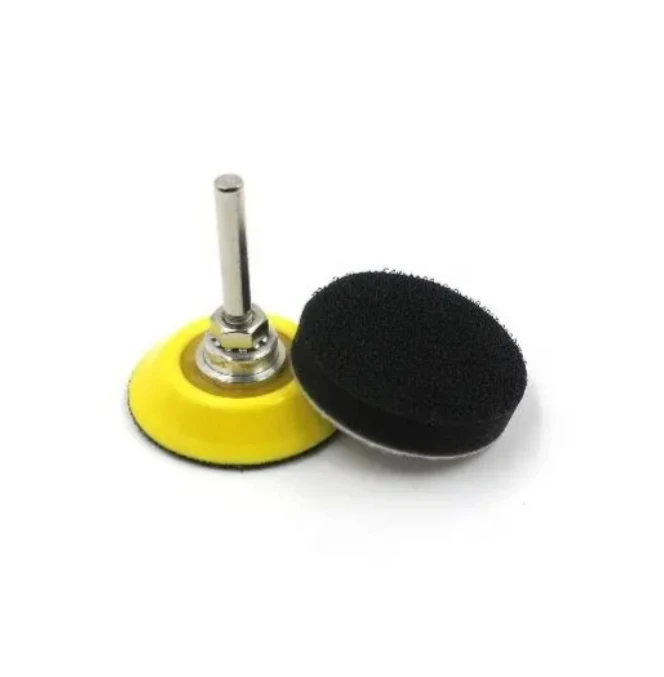 2 Inch Sanding Pad for Discs with 1/4 Inches Shank Drill Attachment and Soft Foam Layer Buffering Pad