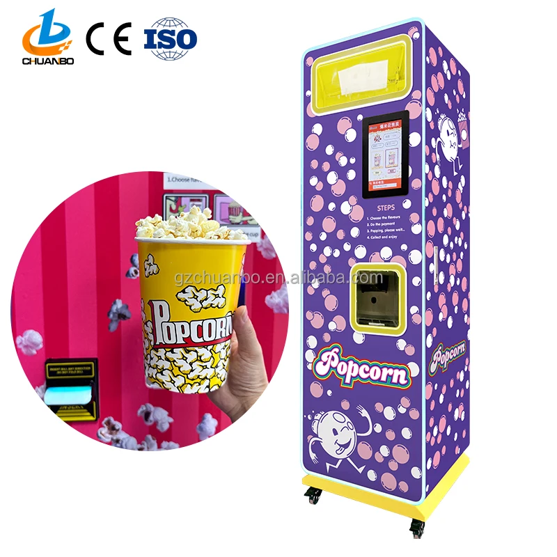 Factory Electric Automatic Maker Popcorn Making carnival king popcorn machine manufacture selling