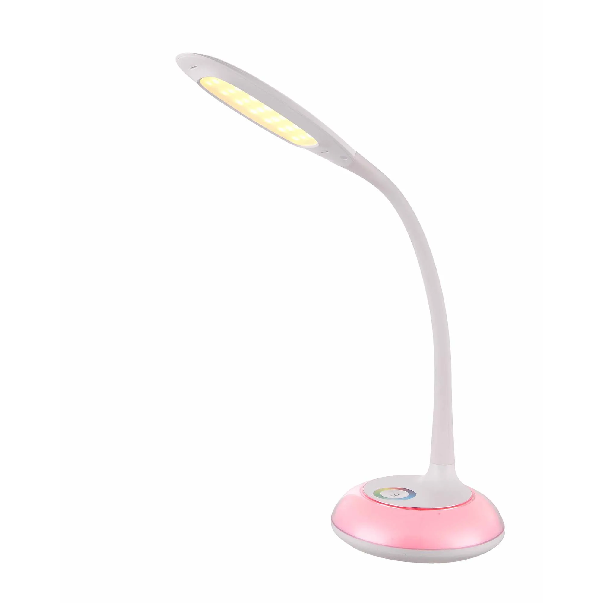 Modern economy fashion style led table lamp with RGB rainbow and stepless dimming led night light desk lamp
