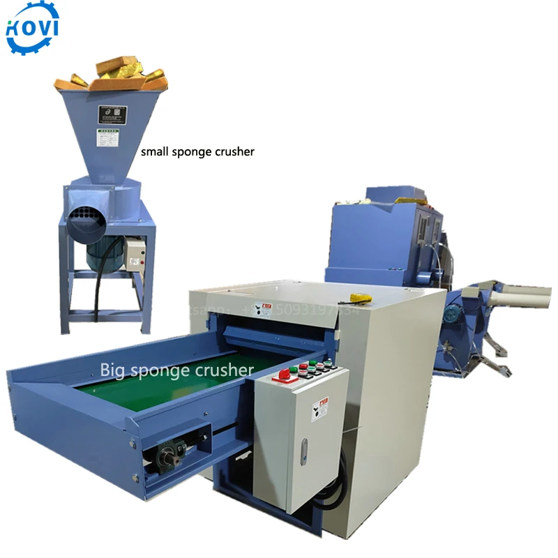 Waste Sponge Foam Shredder Crushing Machine Eps Crusher Pe for