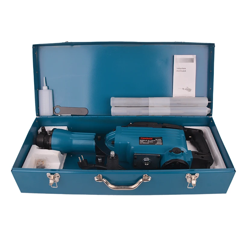 TMAKOTA Professional 2500W  hammer power demolition drills Concrete Breakers Hand Electric Demolition Rotary Hammer