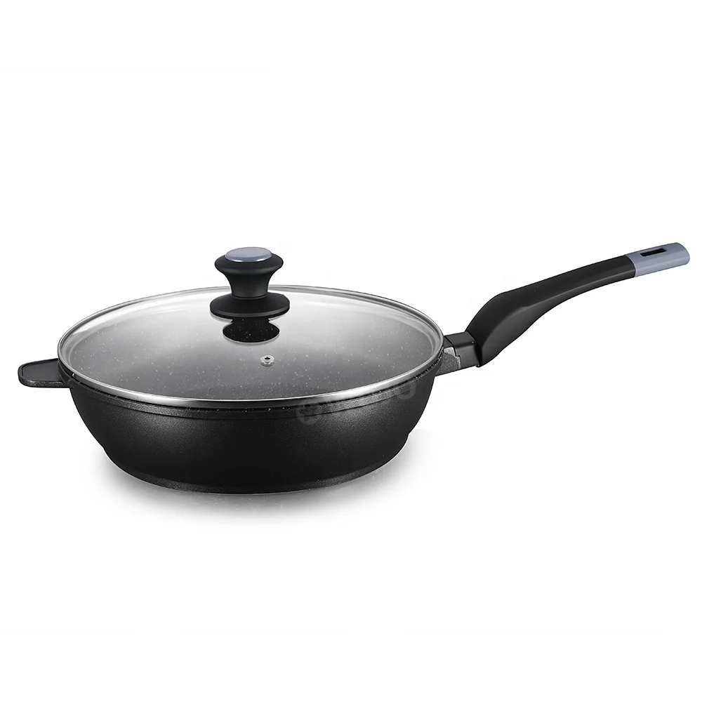 Marble Ceramic Coating Cooking Pots Cookware Set Diecast Aluminum Cookware Set