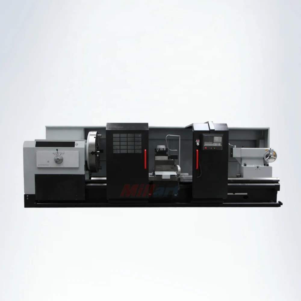 Heavy Duty Flat Bed CNC Lathe Machine Horizontal CNC Thread Cutting Turning Machine CK61140B
