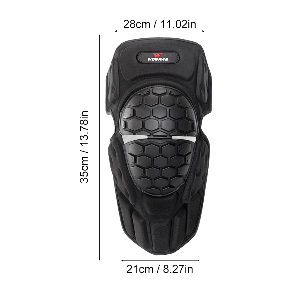 WOSAWE Motorcycle Motocross Riding Cycling Skating Ski Knee Pads Bike Bicycle Knee Pads Protective Guards Adjustable